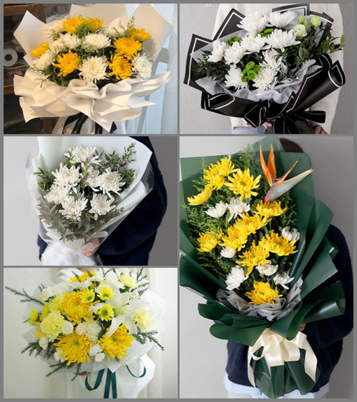 广东梅州市丰顺县汤坑镇邓屋村白事花束代送